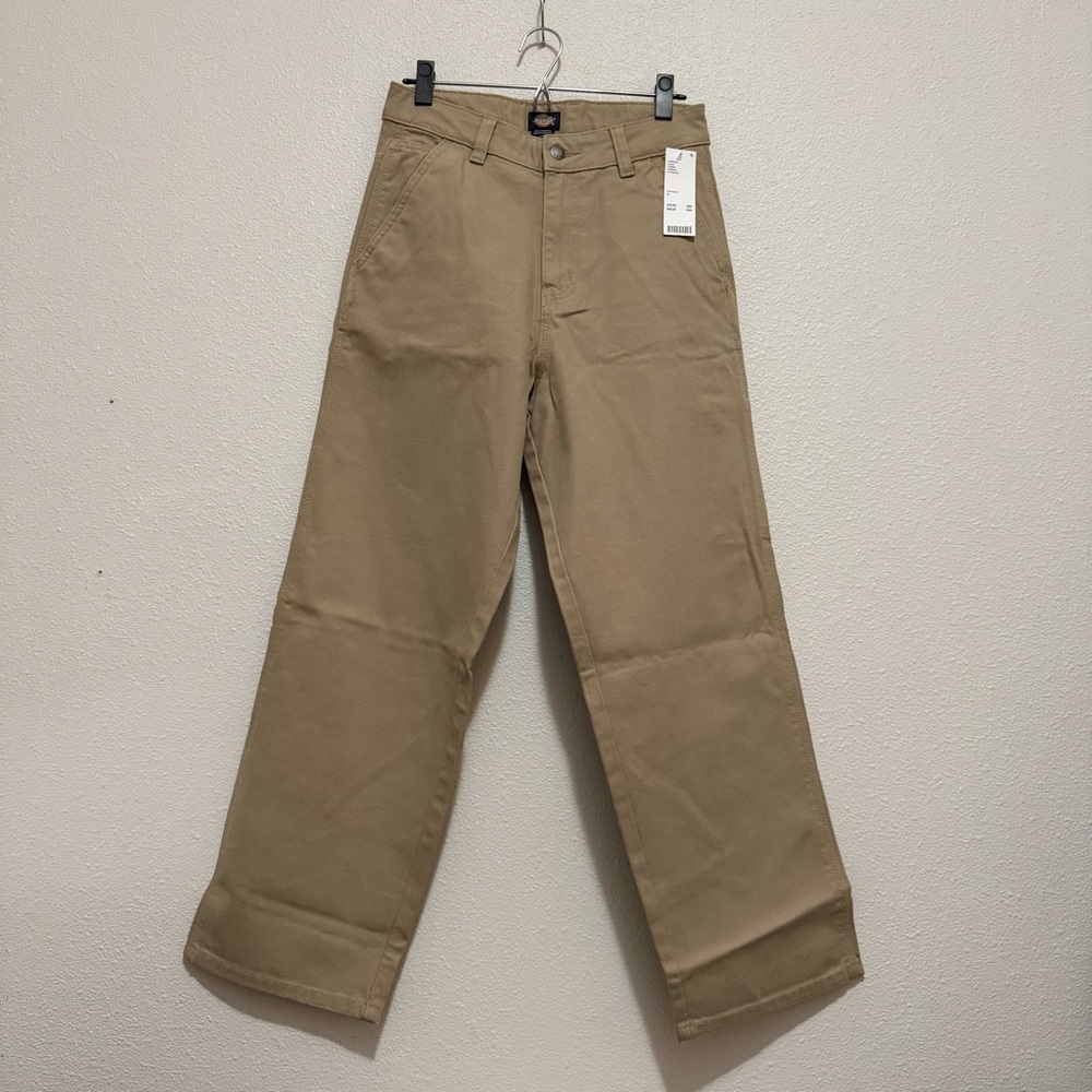 Dickies Canvas Carpenter Pant - Tan - Size US 8/UK 12